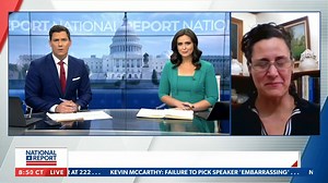 11K views · 403 reactions | On Monday's "National Report," Efrat Machikawa, a relative of Israeli hostages, recalls the day her aunt and uncle were taken by Hamas and calls out the 'monsters' tearing down missing posters in the U.S. | NEWSMAX | Facebook