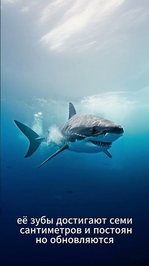 Большая белая акула — королева океана 🦈🔥#БольшаяБелаяАкула #Акула #Океан #ПодводныйМир #Шортс