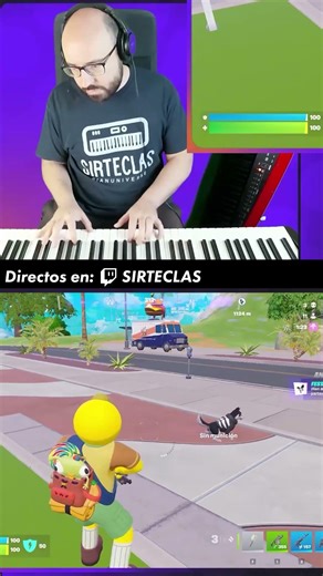 👉 Tocando Shinzou wo Sasageyo de Attack on Titan mientras juego Fortnite 🎹🔥