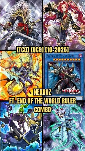 [TCG] [OCG] Nekroz Ft. End Of The World Ruler Combo #yugioh #yugiohtcg #yugiohocg #short #shorts