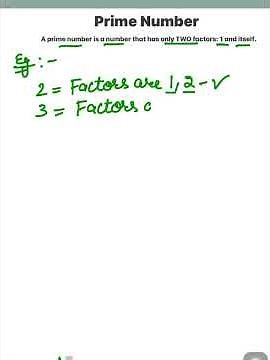 What is Prime Number 🔢 Explained In easy way | #mathshorts#primenumber