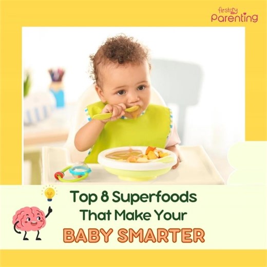 Baby Brain Boosting Foods | Superfoods for Baby Brain Development #babynutrition