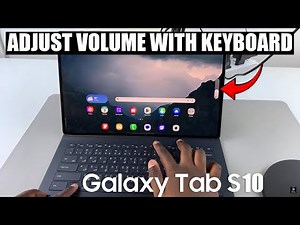 How To Adjust Tablet Volume With Samsung Book Cover Keyboard