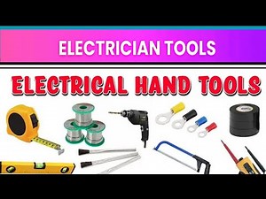 Electrician Hand Tools | Electrical Hand Tools | Electric Hand Tools l Electrician Best Hand Tools