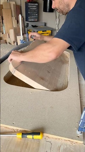 Building a custom maple countertop for an undermount sink. #woodworking #diyprojects #woodwork