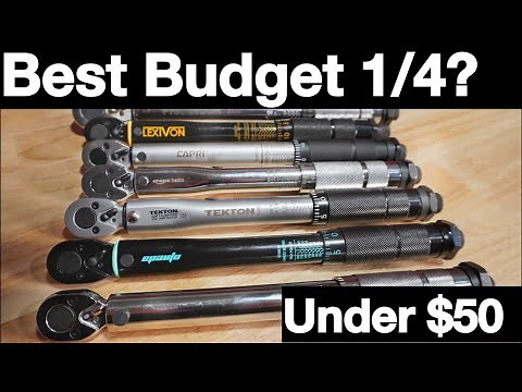 The Best Budget 1/4 Torque Wrench?
