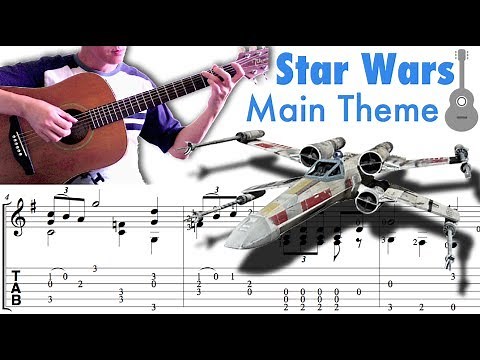 Star Wars Main Theme (Easy Guitar) [Notation + TAB]