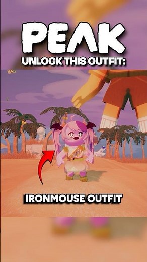 HOW TO GET IRONMOUSE OUTFIT IN PEAK? bbno$ #shorts #peak #peakgame