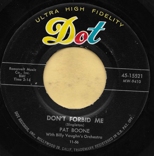 Pat Boone - Don't Forbid Me
