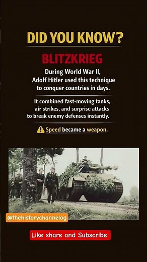 #ww2 Adolf Hitler'r Battle techniques changes the world war #history