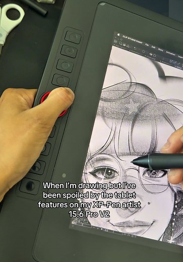 Drawing with XP-Pen Artist 15.6 Pro V2 Features