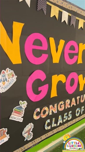 Graduation Backdrop Idea For Preschool