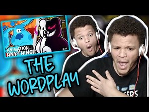 THE WORDPLAY IS LIKE NEVER BEFORE!! Blue vs Monokuma ANIMATION VS ANYTHING REACTION!!!