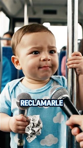 entrevista viral: bebe exige asiento en el bus 😅