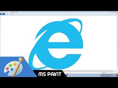 [Requested Video] Draw Internet Explorer logo in MS Paint from Scratch!