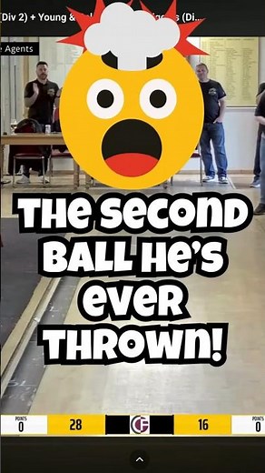 His SECOND ball ever did THIS?! 💀🏆 #skittles #epic #bowling