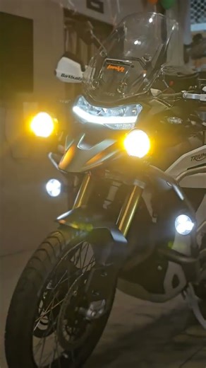 Triumph Tiger 1200 Rally Explorer kitted up with accessories #Shorts #triumphtiger