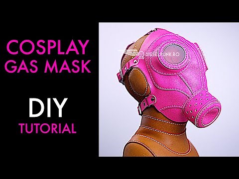 Pink Gas Mask Tutorial - Halloween DIY MASK