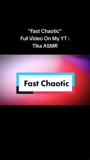 Replying to @alfiyyatunnimah91 Fast Chaotic For Tinglessss ✨✨✨ #asmr #asmrfastchaotic #asmrfast #asmrfastaggressive #tikaasmr