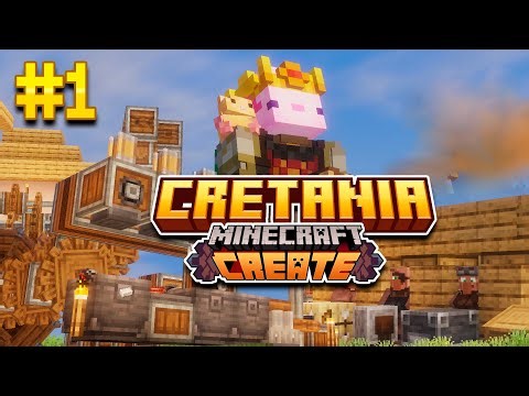 ✅Surviving on the CREATE MOD server CRETANIA