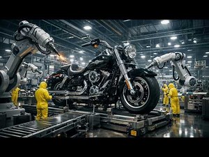 How $20,000+ HARLEY-DAVIDSON Motorcycles Are Made 🇺🇸 | Full Factory Tour & Manufacturing Process