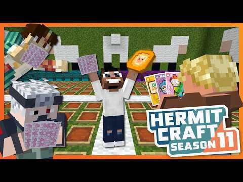 Etho, Joel & Bdubs Play My Card Game!!! - Minecraft Hermitcraft Season 11