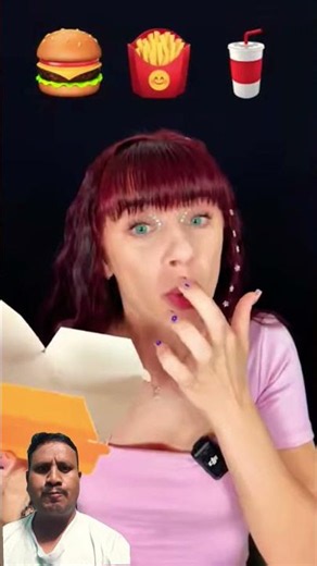 Asmar Emoji💩 Burger🍔, Drink, Fries🍟 #eatingsounds #mukbang #asmar