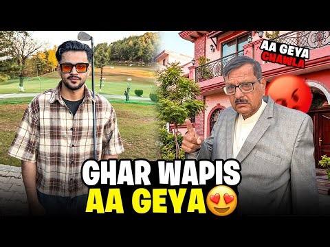 Tension Tour Khatam Ghar Wapis Aa Gaye || Pehli Bar Golf Kheli 😍