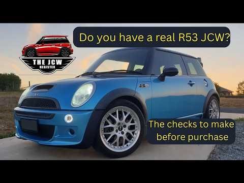 Identifying an R52/R53 JCW 200/210 Dealer Fit | JCW Register | The Definitive Guide