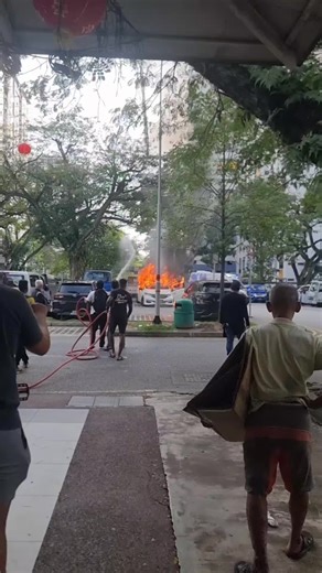 #singapore#boonlayplace#fire#😱😱😱