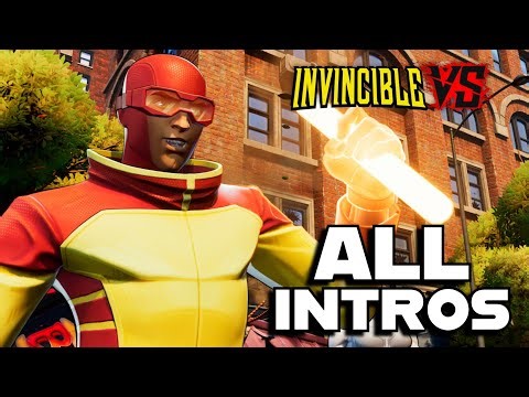 INVINCIBLE VS Rex Splode All Intros Dialogue (Character Banter) 4K 60FPS