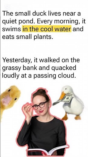 Practice Reading English | Present Simple Tense for Daily Routines