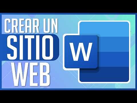 Create your website in Word and learn how to publish it on the internet correctly.
