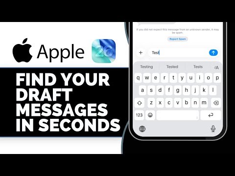 iOS 26: Find Your Draft Messages in Seconds (Stop Re-Typing!)?