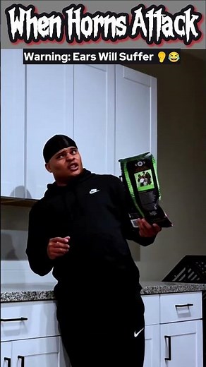 Air Horn Pranks Gone Wrong 😂 Loud Reactions Challenge #shorts