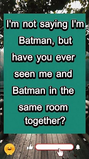 Batman Secret Identity Joke | Superhero Humor 2025