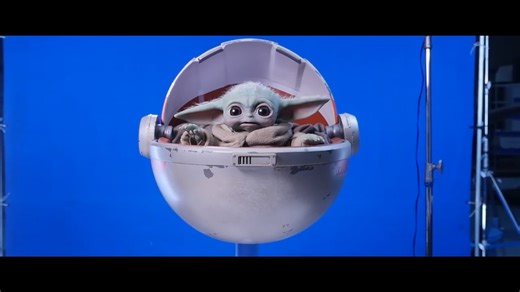 Grogu, animatronic (raw footage)