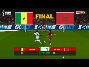 Senegal vs Morocco - Penalty Shootout | Africa Cup of Nations 2025 Final | Pes 21 Gameplay