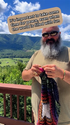 5.8K views · 493 reactions | A quiet break to knit and the men’s knitting retreat | Yarn Dragon | Facebook
