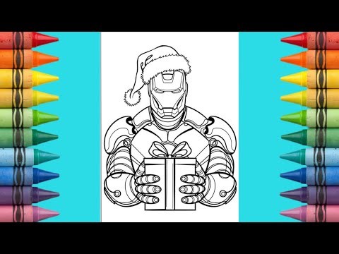 How to Colour Iron Man Style | Superhero Coloring with Markers | Happy Coloring World