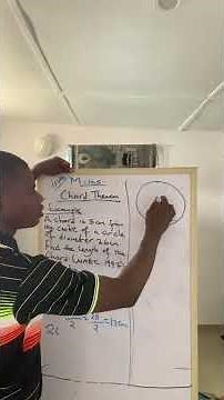 Understanding the Chord Theorem in Circle Geometry | Fast & Simple Explanation