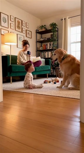 Dog dropshipping a baby