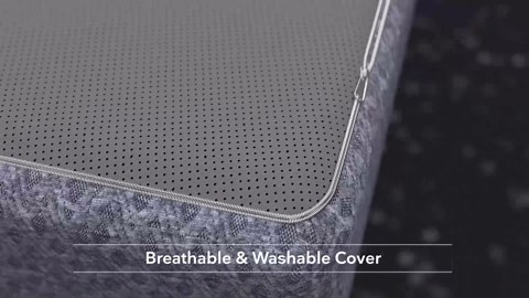 Sweetnight Tri Folding Mattress - 4-inch Foldable Mattress with a Collapsible and Washable Cover | Medium-Firm with Non-Slip Design | Suitable for RV Travel, Camping, Guest （Queen）