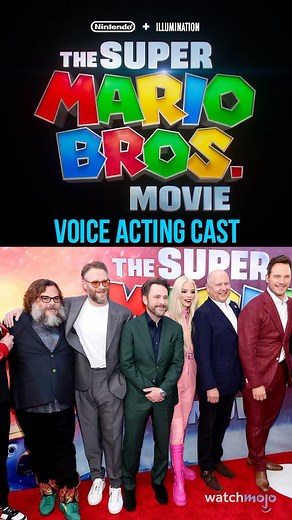 The voice acting cast for The Super Mario Bros. Movie featuring Chris Pratt, Jack Black, Anya Taylor-Joy, Seth Rogen and more!🍄 #animation | WatchMojo