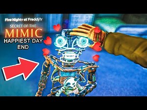 Becoming FRIENDS with the MIMIC END! Try not to cry! (FNAF Secret of the Mimic Endings)