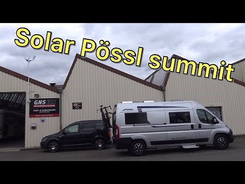 Solar panels for the Pössl summit 600 plus