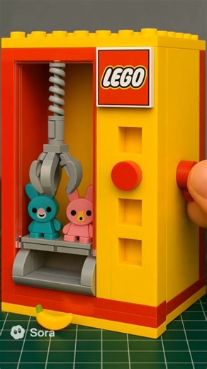 LEGO claw machine surprise #legomachine #clawmachine #funnyedit #weirdcore #snacklife #legocreation