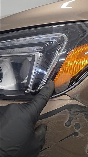 How to restore headlight scratches