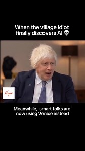 When the village idiot finally discovers AI... 💀 Venice gives anyone access to uncensored, unfiltered intelligence. No guardrails. No corporate babysitting. Just pure AI power — on your device, under your control. | Venice.ai