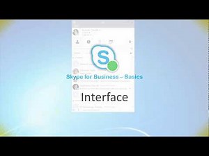 Skype Basics - Using the Interface